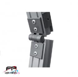 Apparecchio a sporgere in alluminio a leva laterale 3